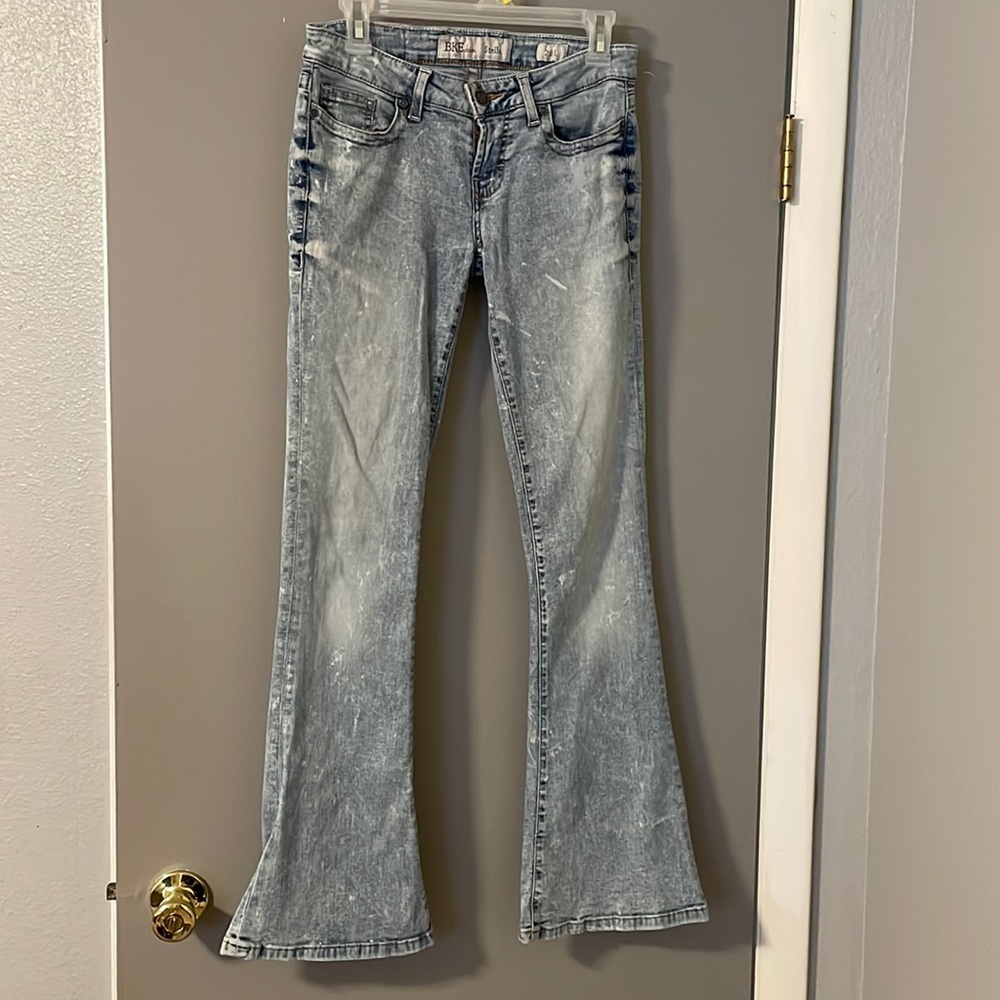 BKE Stella light acid wash low rise bootcut jeans 26 x 33.5